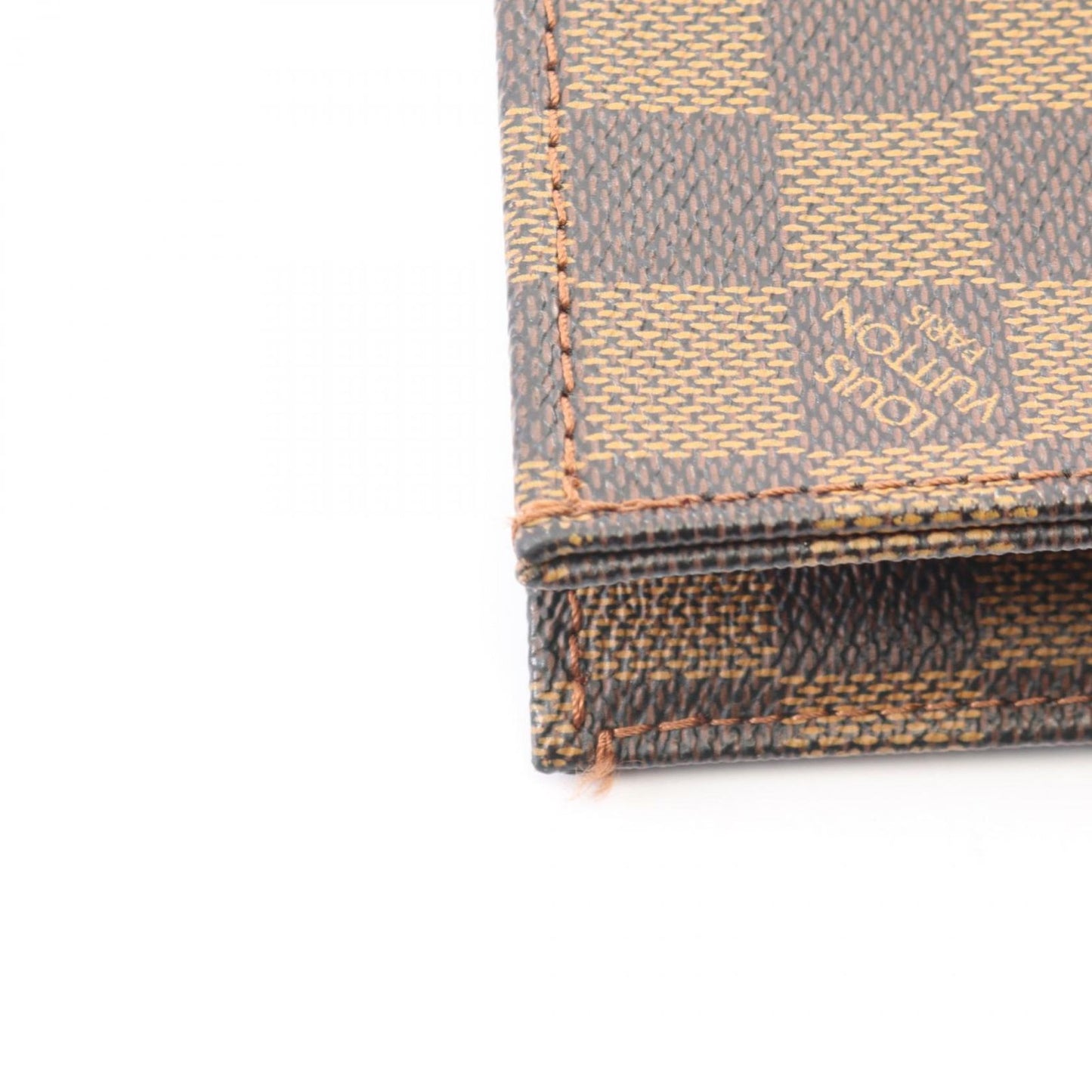 Louis Vuitton Tote Sac Plat Damier Ebene Canvas Leather Sac — view 7