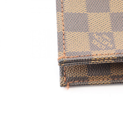 Louis Vuitton Tote Sac Plat Damier Ebene Canvas Leather Sac — view 7