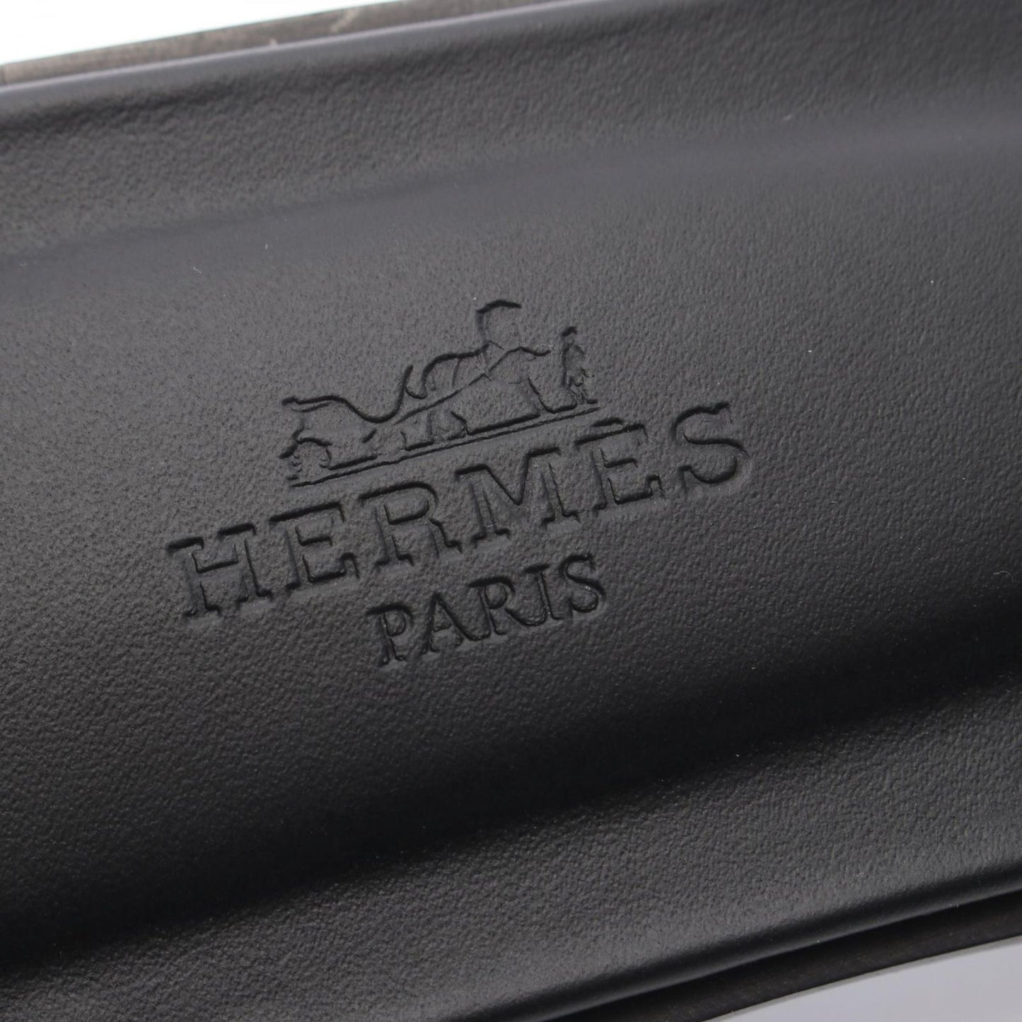Hermes Sandals Oran Black Leather — view 5