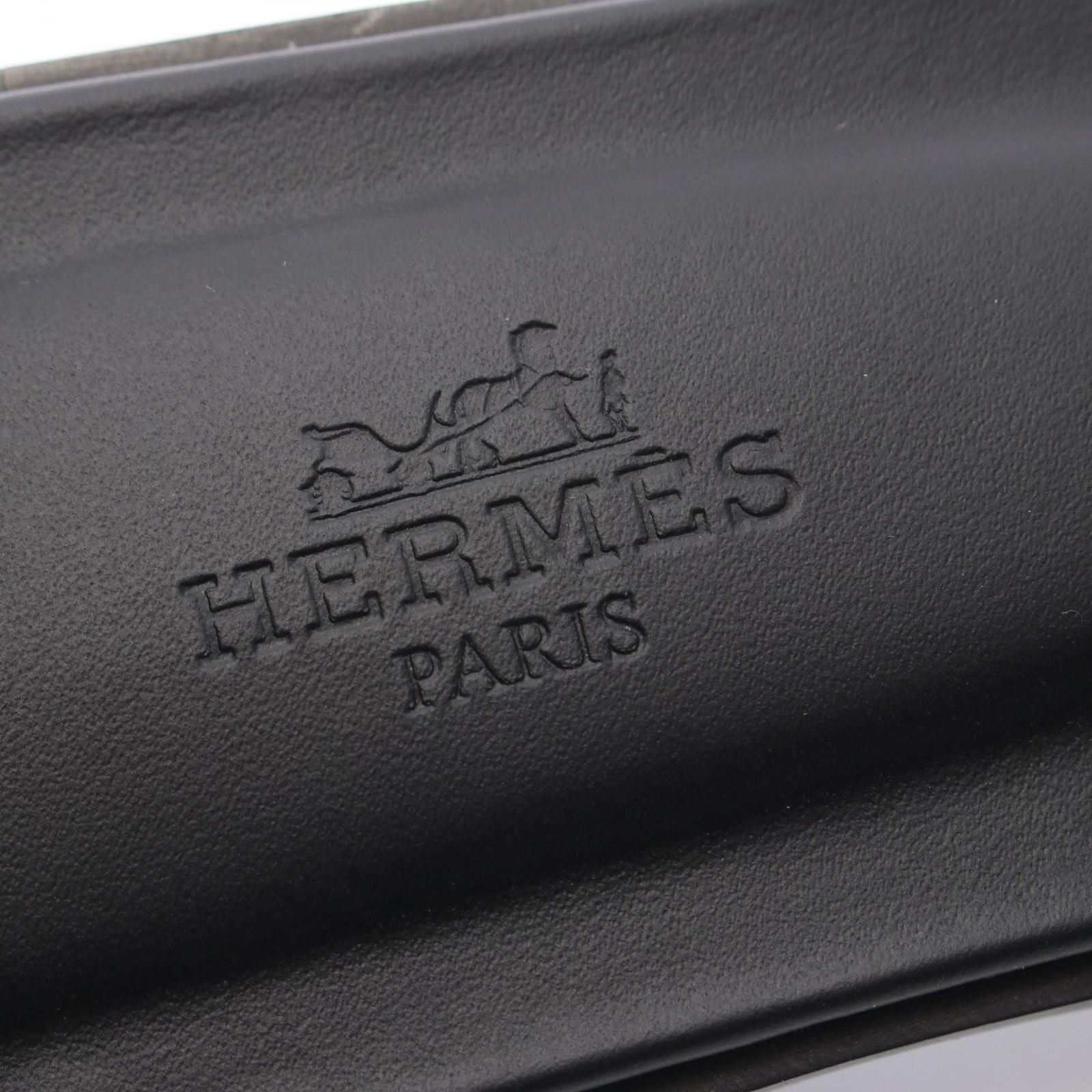Hermes Sandals Oran Black Leather — view 5