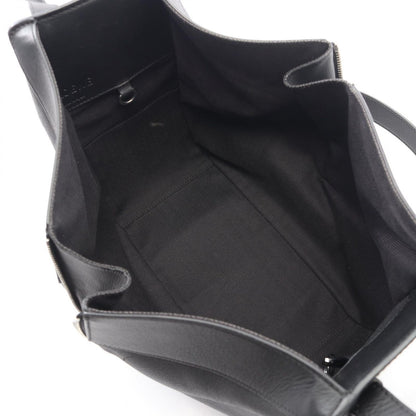 Loewe Handbag Hammock Small 2-Way Black Leather — view 3