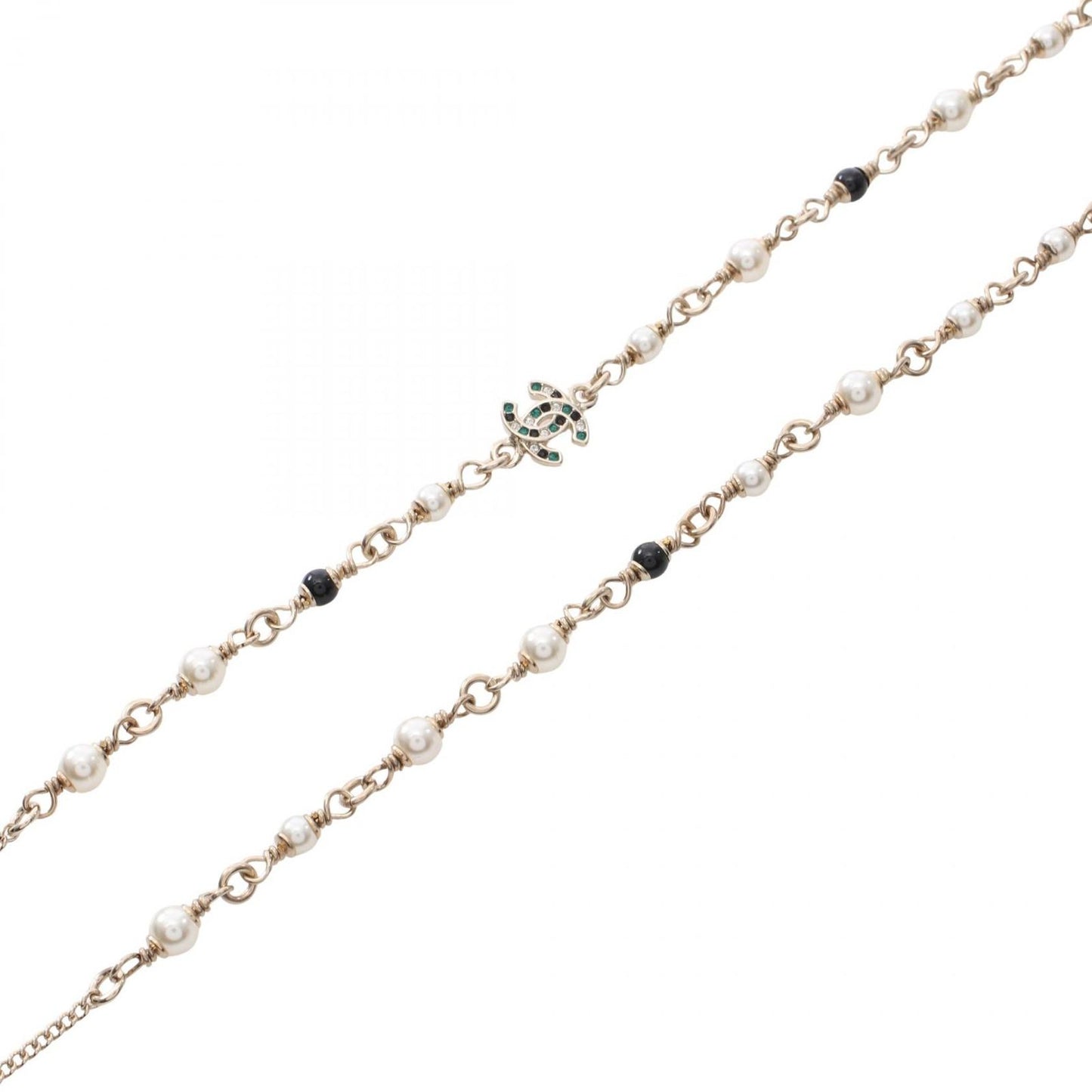Chanel Necklace Earrings Gift CC Logo Bambi — view 4