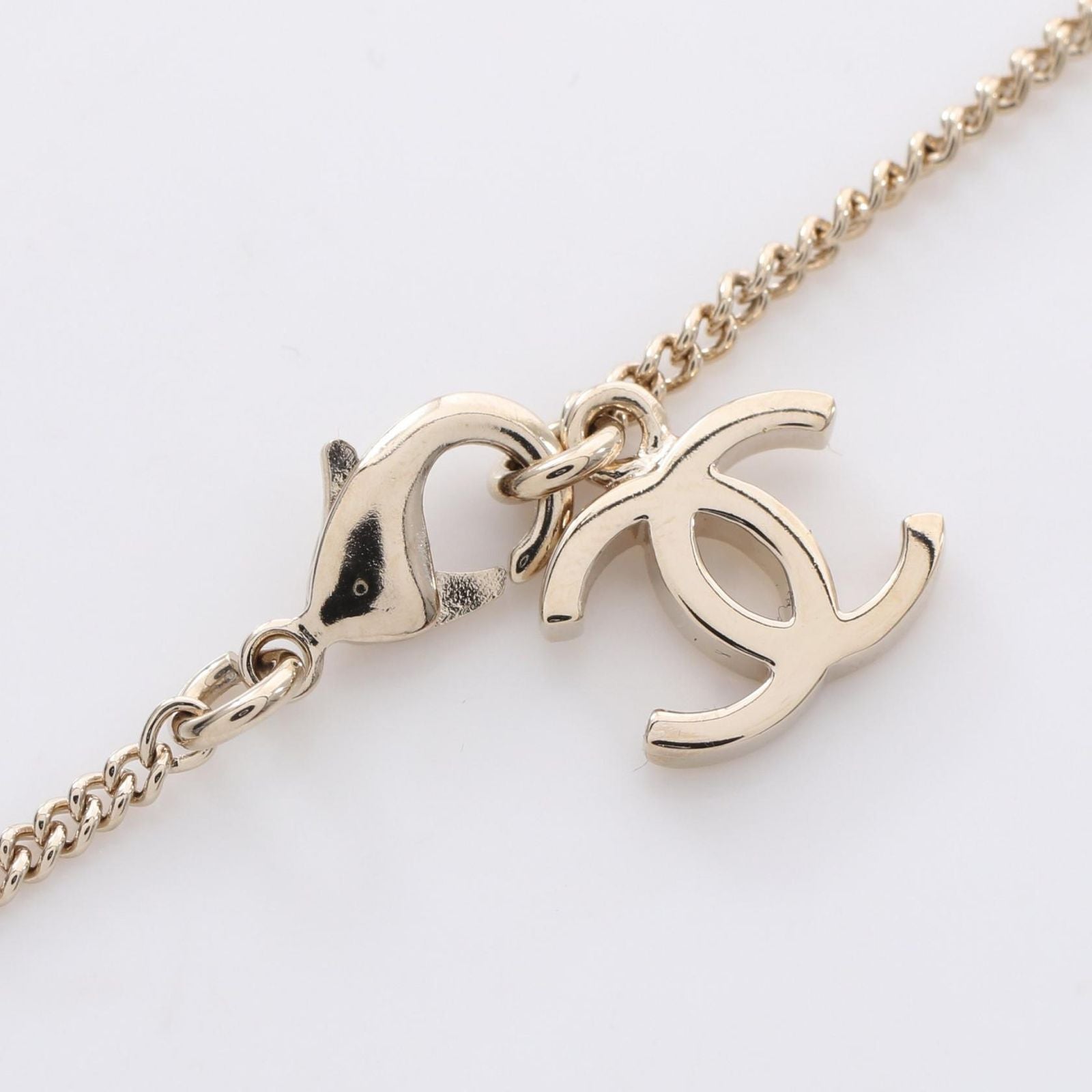 Chanel Necklace Earrings Gift CC Logo Bambi — view 5