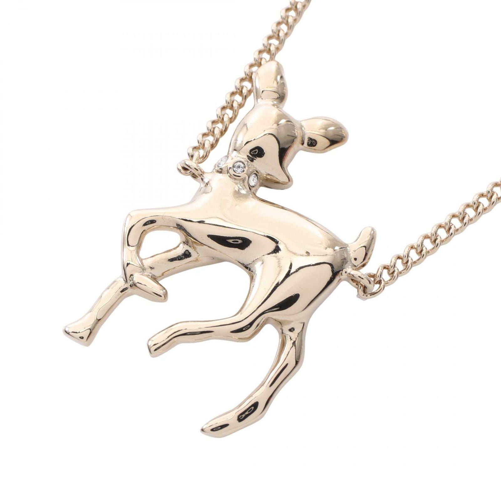 Chanel Necklace Earrings Gift CC Logo Bambi — view 2
