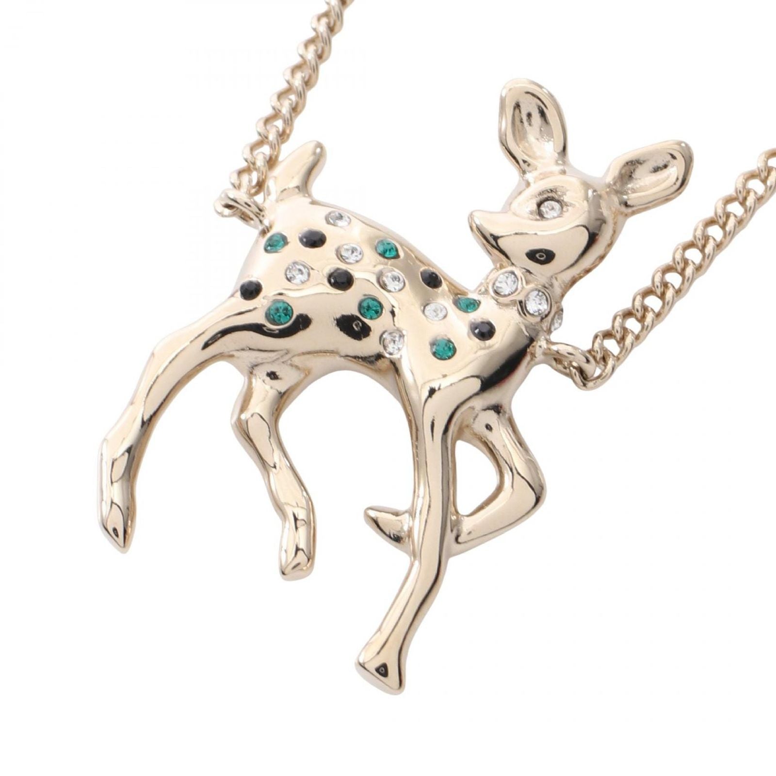 Chanel Necklace Earrings Gift CC Logo Bambi