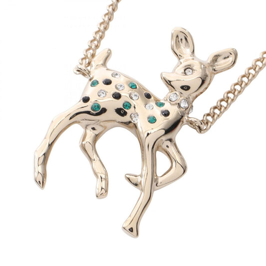 Chanel Necklace Earrings Gift CC Logo Bambi