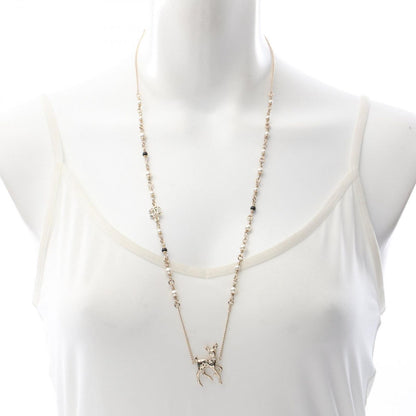 Chanel Necklace Earrings Gift CC Logo Bambi — view 7