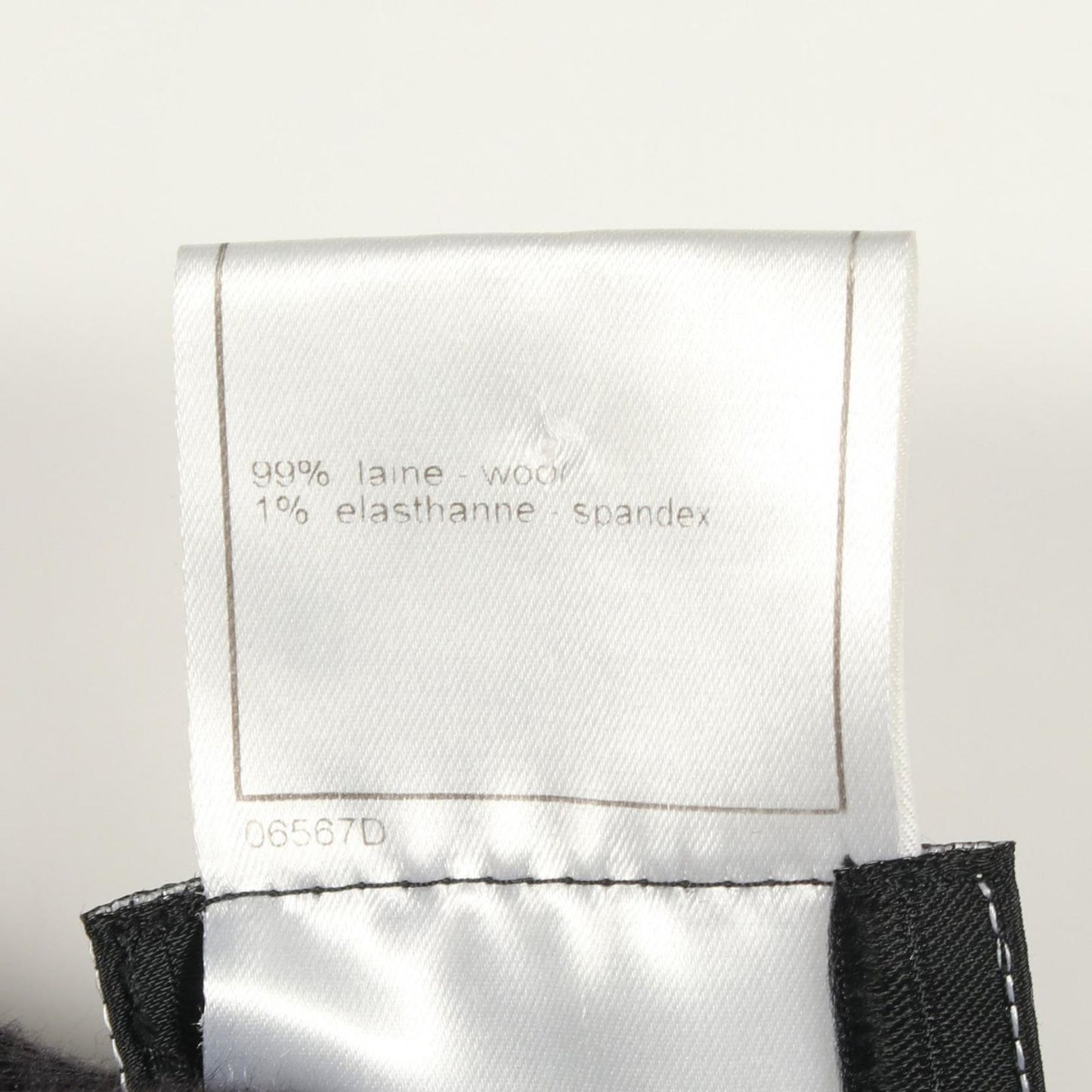 Chanel Dress CC Logo Button Short Sleeve Wool — view 4
