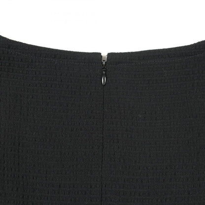 Chanel Dress CC Logo Button Short Sleeve Wool — view 5