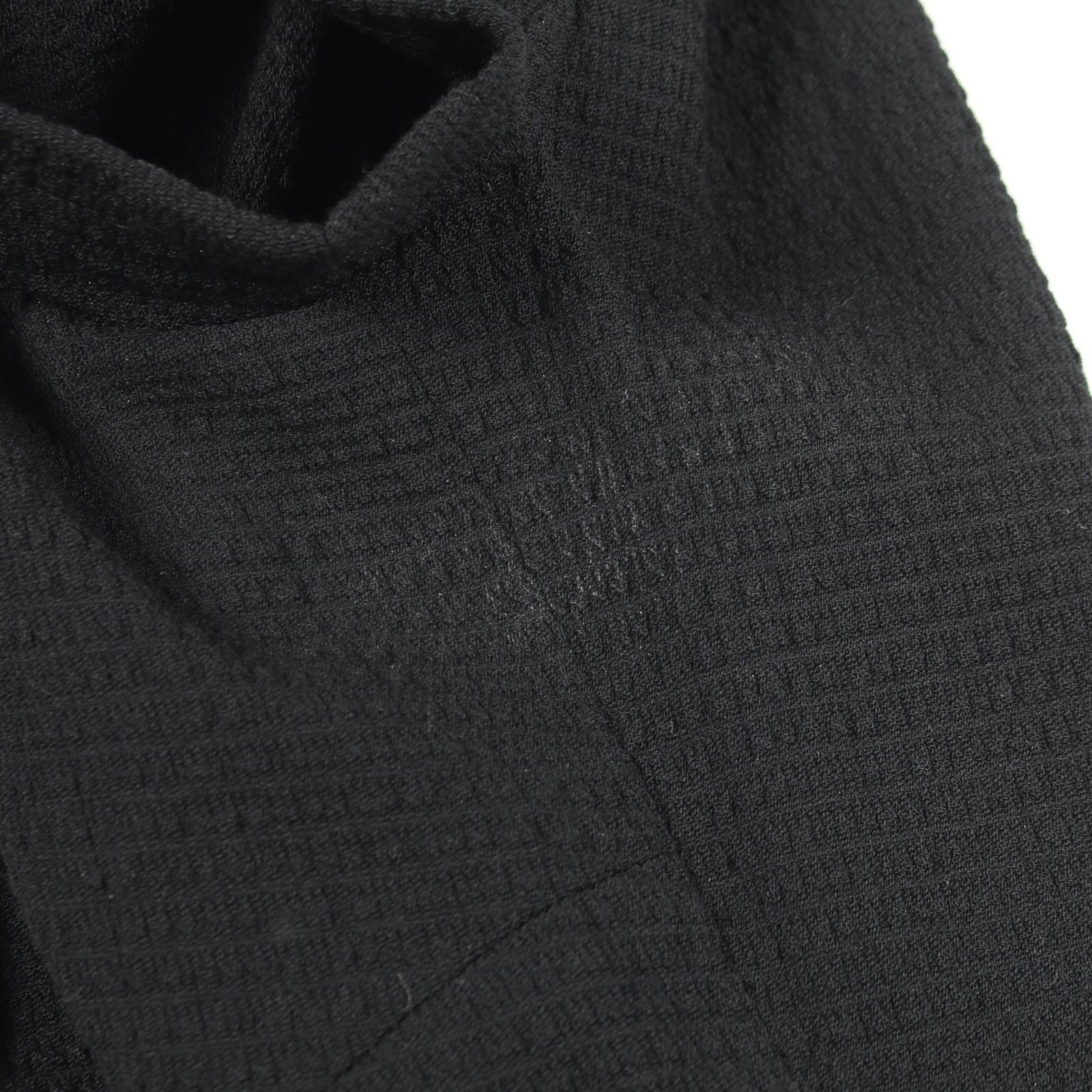 Chanel Dress CC Logo Button Short Sleeve Wool — view 6