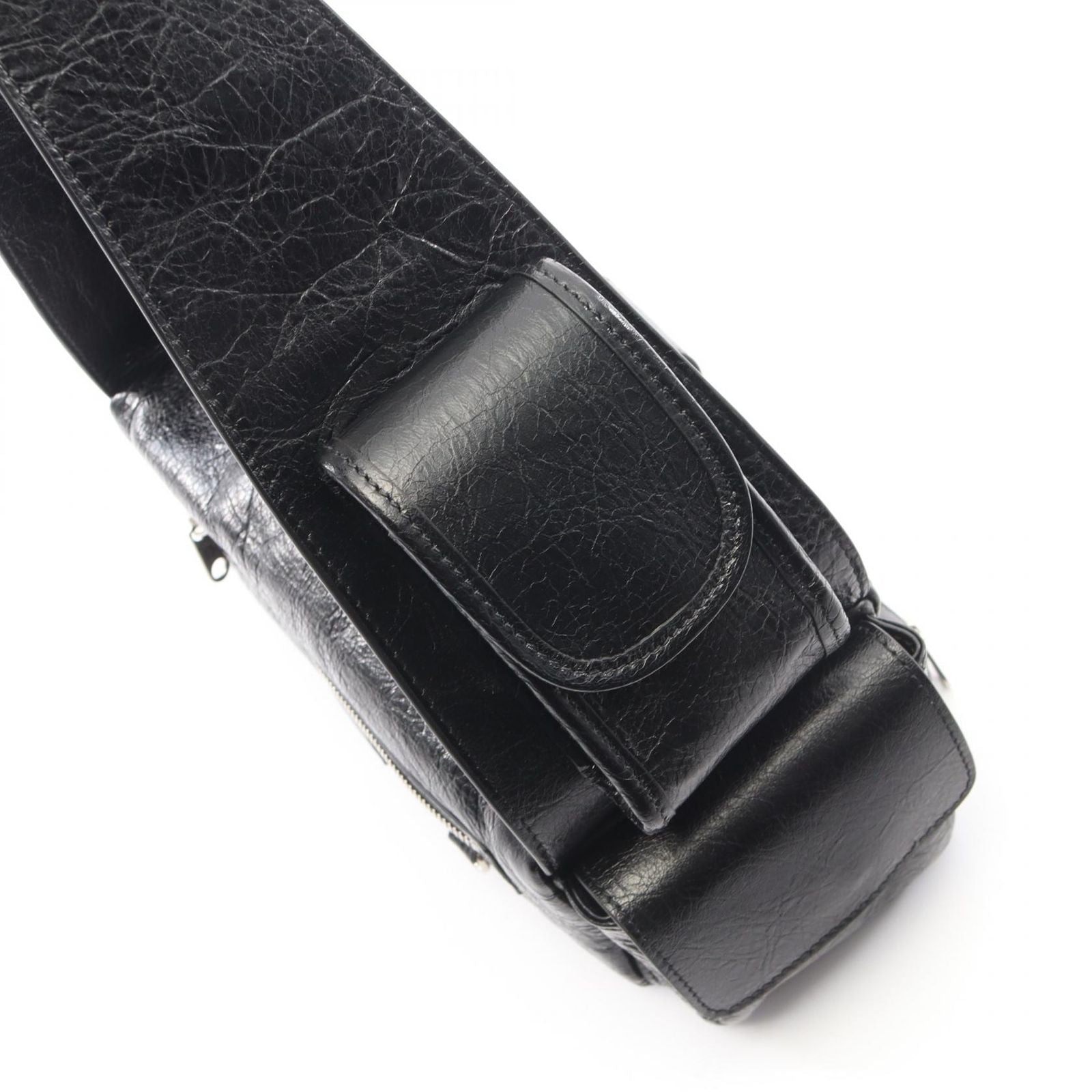 Balenciaga Shoulder Bag Superbusy Black Leather XS — view 7