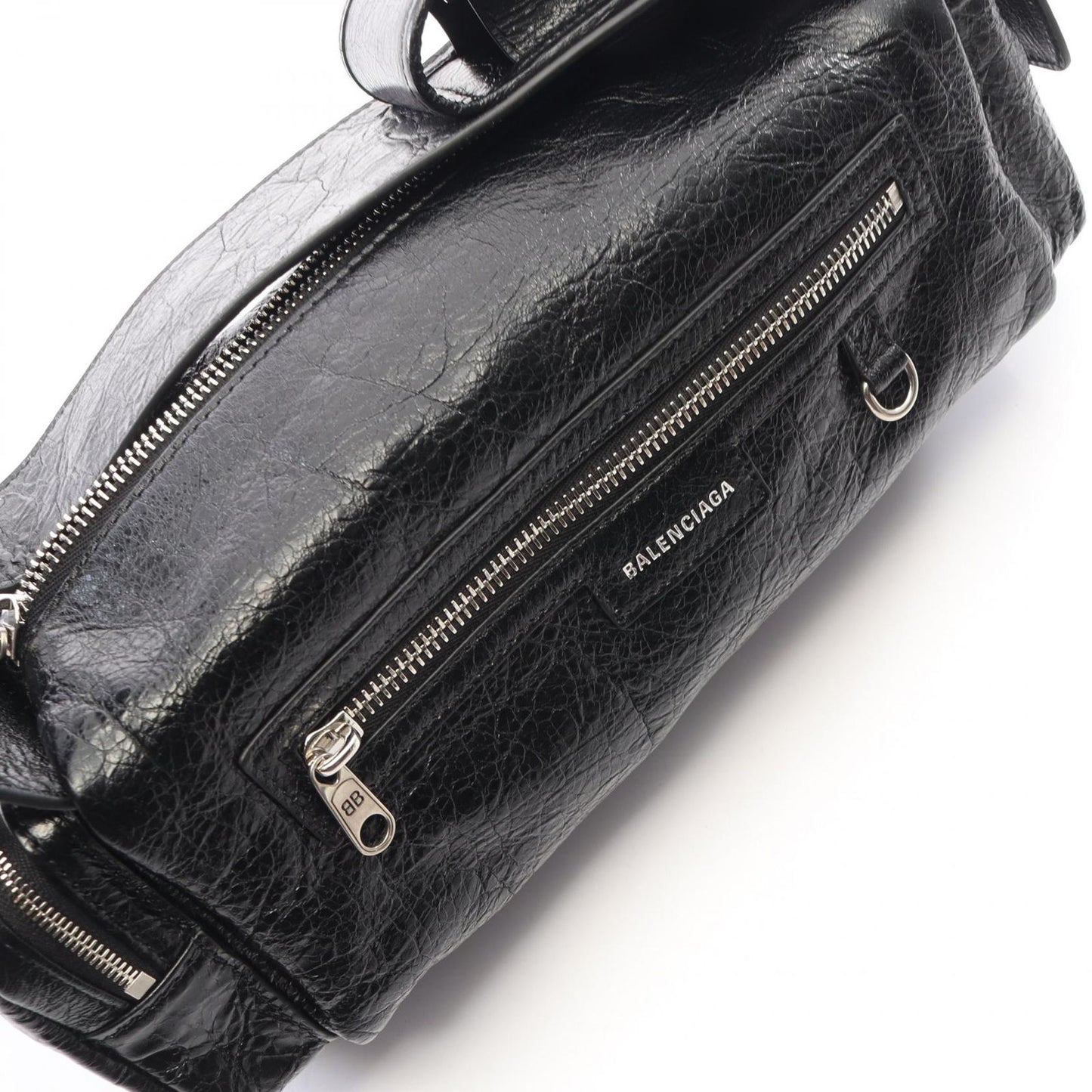 Balenciaga Shoulder Bag Superbusy Black Leather XS — view 6