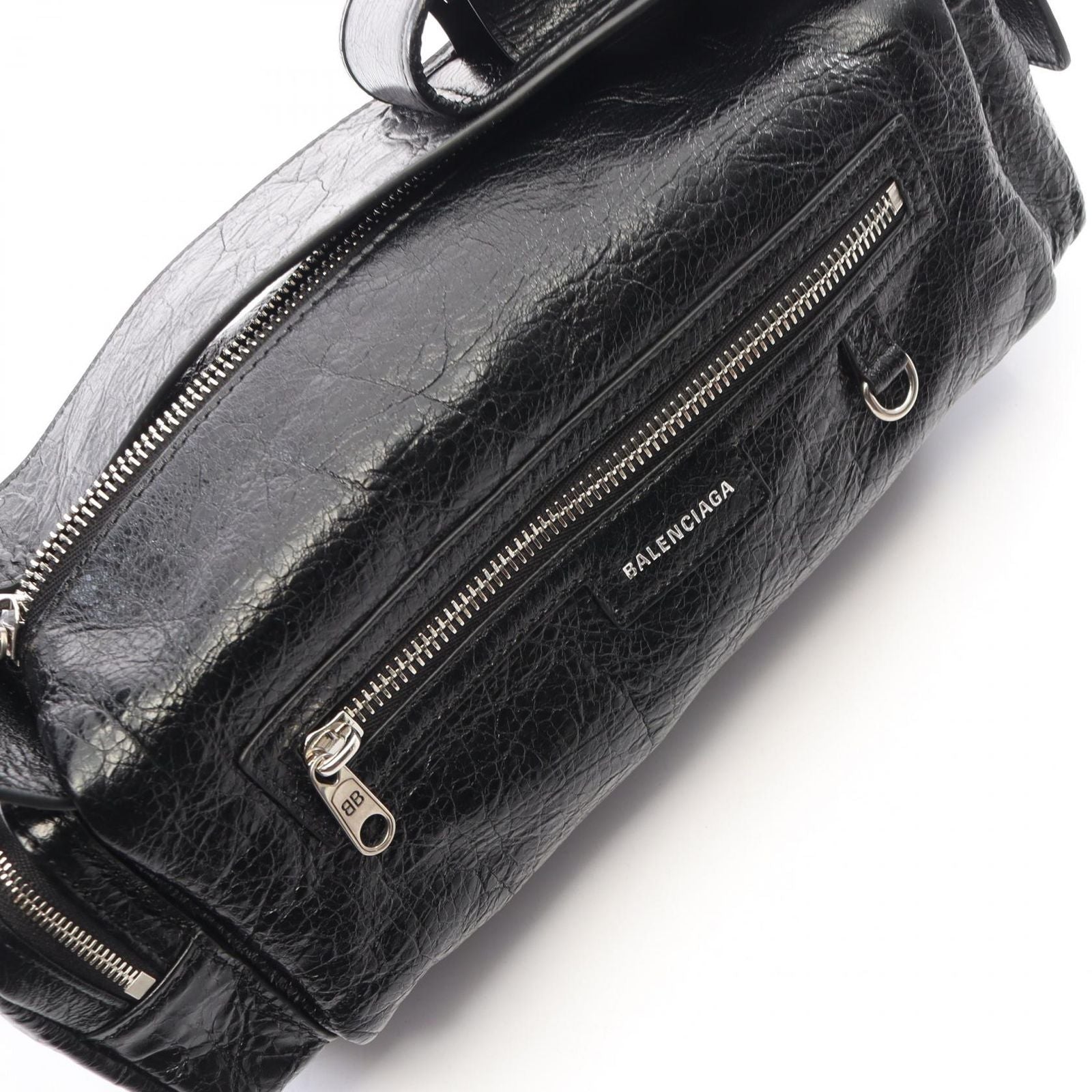 Balenciaga Shoulder Bag Superbusy Black Leather XS — view 6