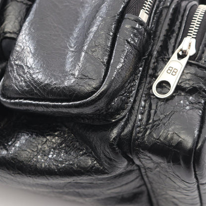 Balenciaga Shoulder Bag Superbusy Black Leather XS — view 5