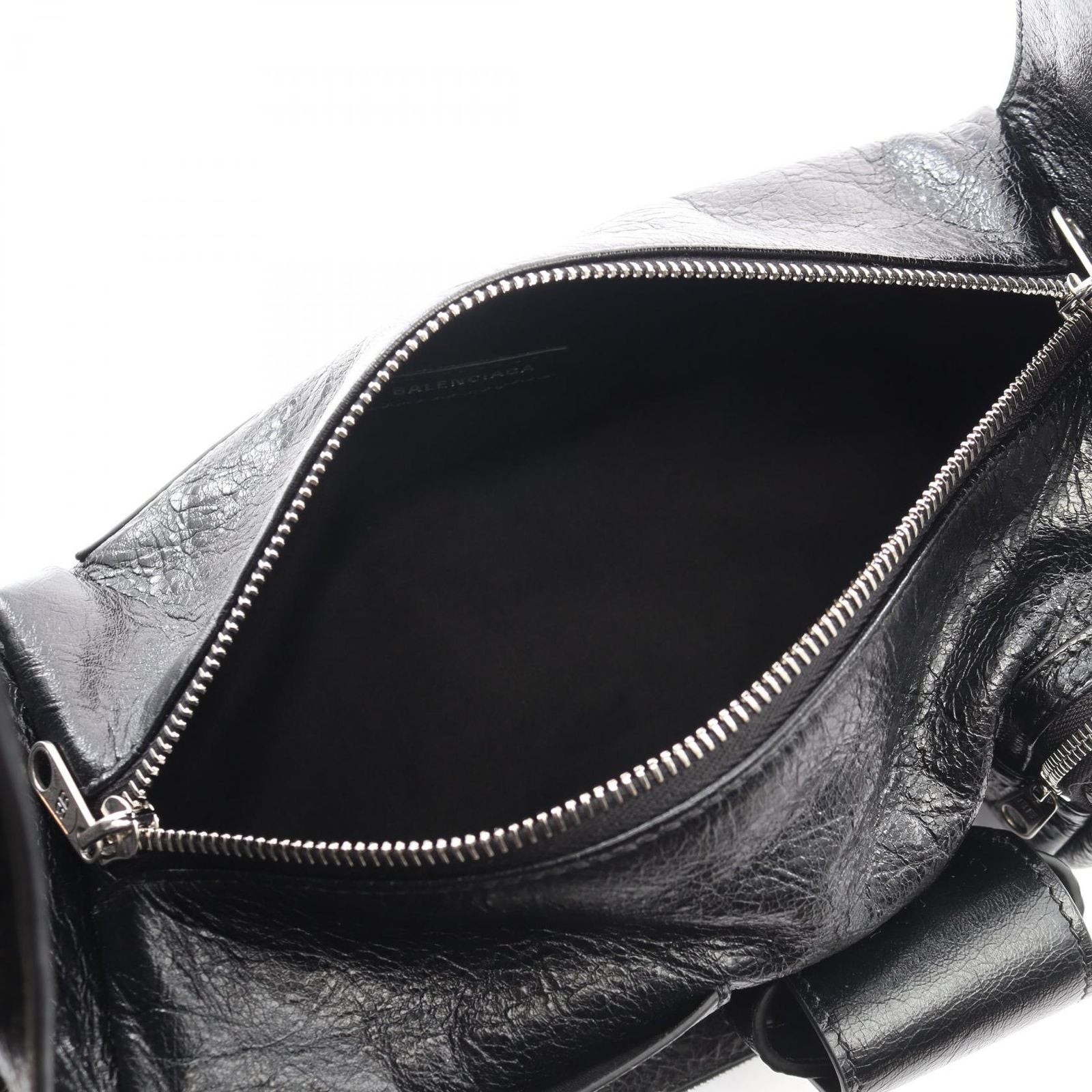Balenciaga Shoulder Bag Superbusy Black Leather XS — view 3