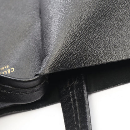 Celine Tote Vertical Cover Black Leather Horizontal — view 6