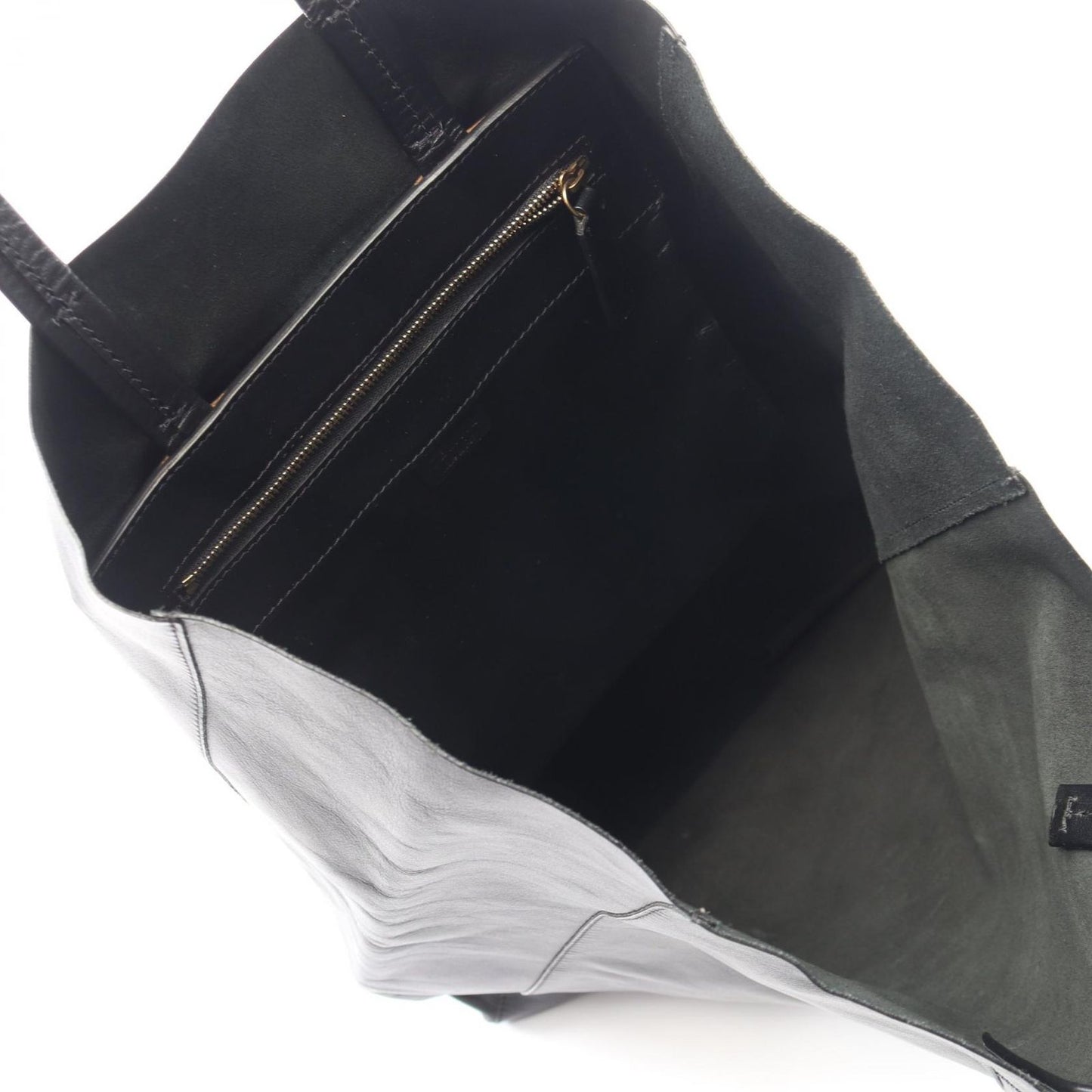 Celine Tote Vertical Cover Black Leather Horizontal — view 3