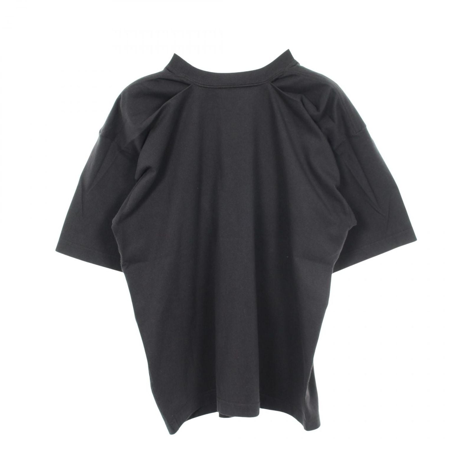 Balenciaga Short Sleeve T-Shirt Logo Black Pink Cotton — view 2