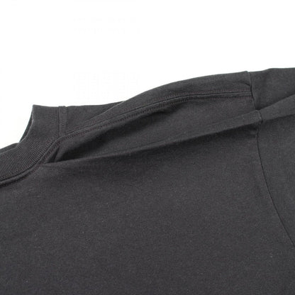 Balenciaga Short Sleeve T-Shirt Logo Black Pink Cotton — view 8