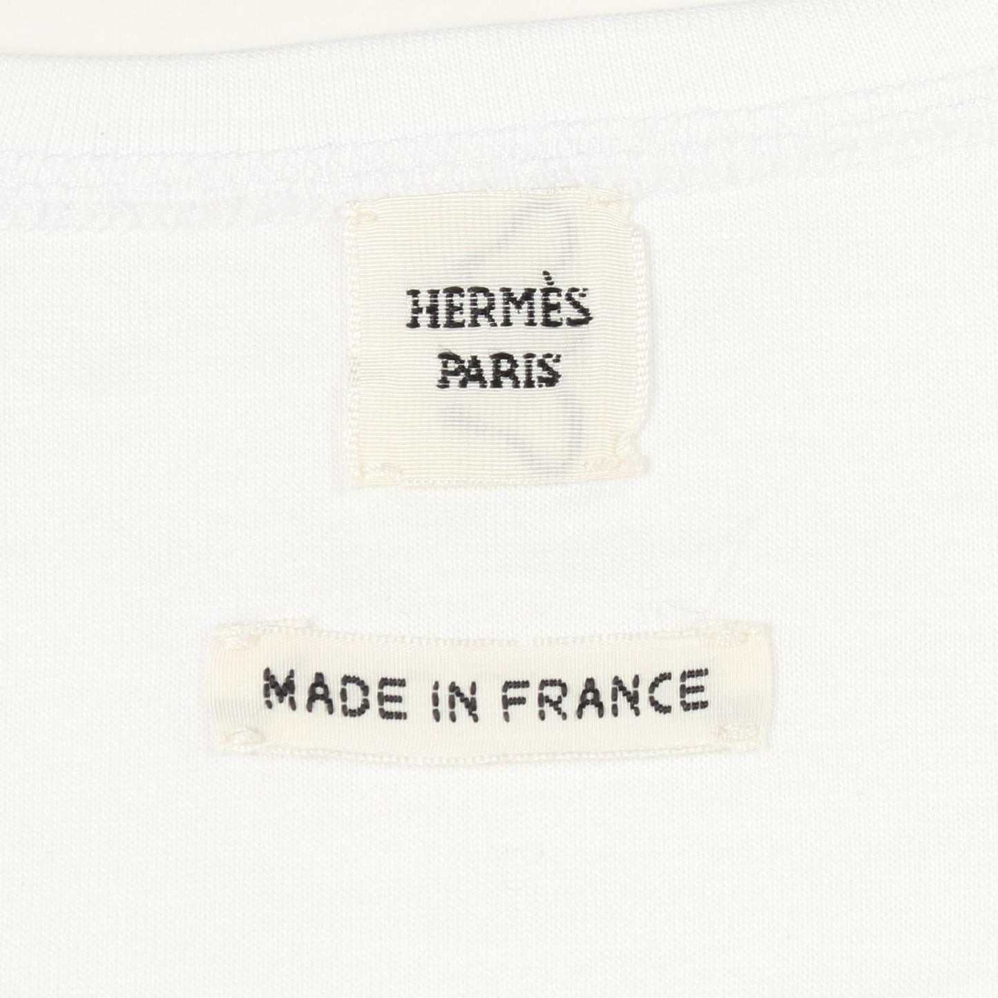 Hermes Short Sleeve T-Shirt Embroidered with Pocket Cotton — view 3