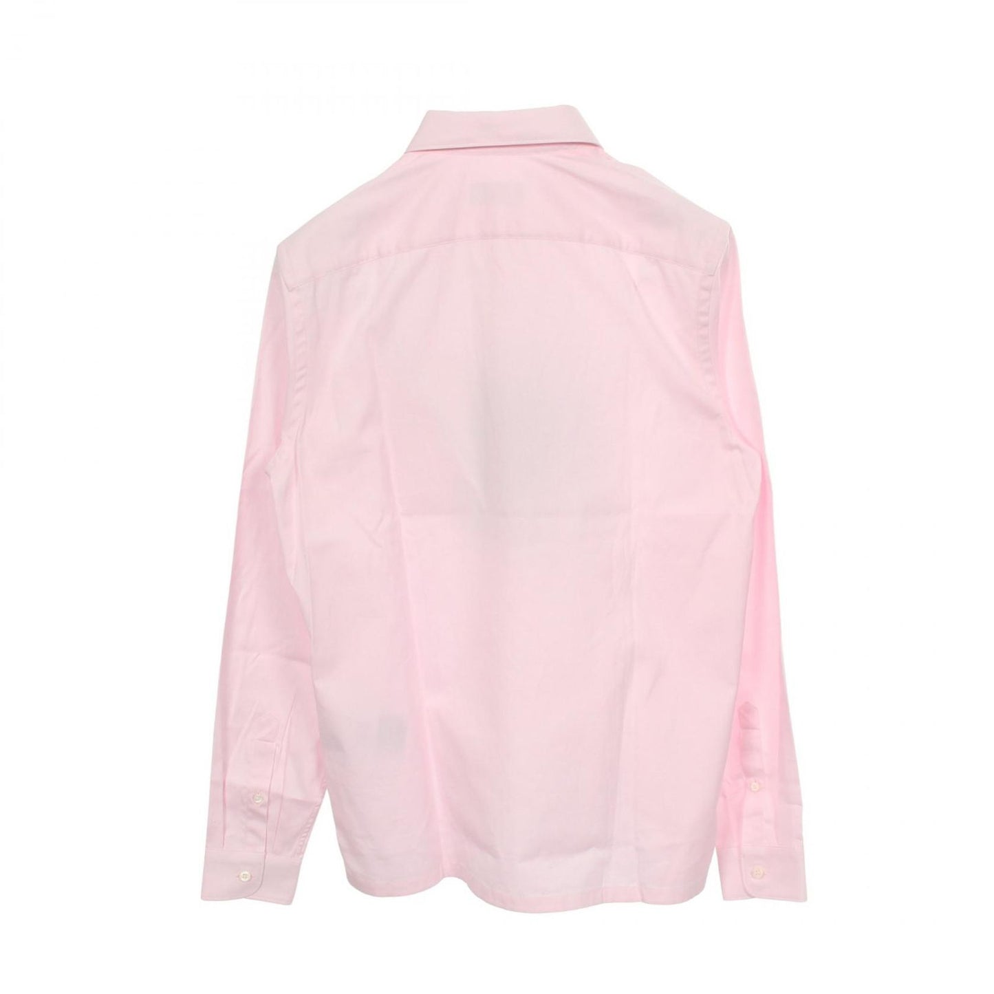 Prada Logo Embroidery Long Sleeve Cotton Shirt — view 2