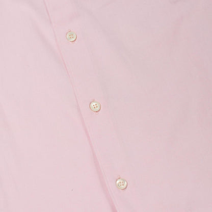 Prada Logo Embroidery Long Sleeve Cotton Shirt — view 9