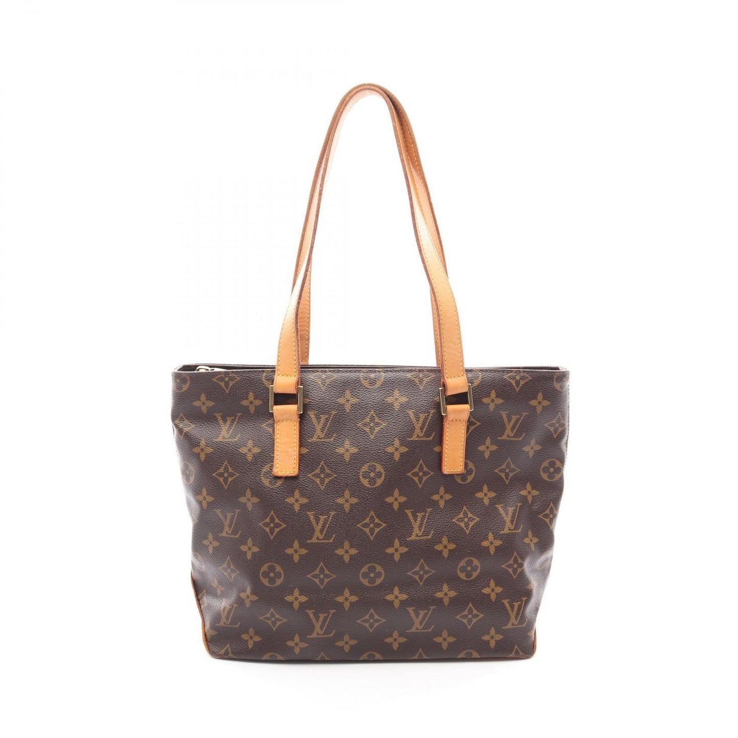 Louis Vuitton Shoulder Bag Cabas Piano Canvas Leather
