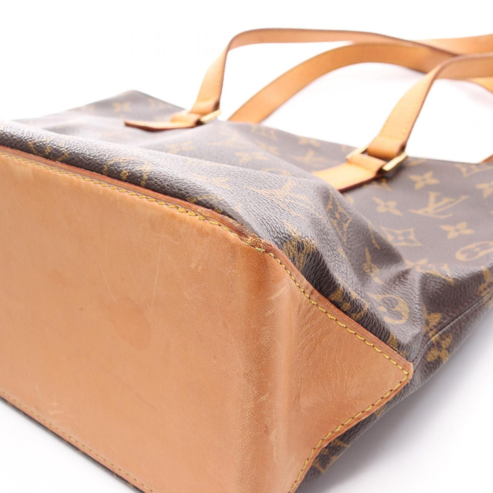 Louis Vuitton Shoulder Bag Cabas Piano Canvas Leather — view 9