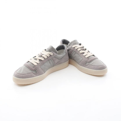 Prada Sneakers Triangle Logo Downtown Gray Nylon Suede — view 3