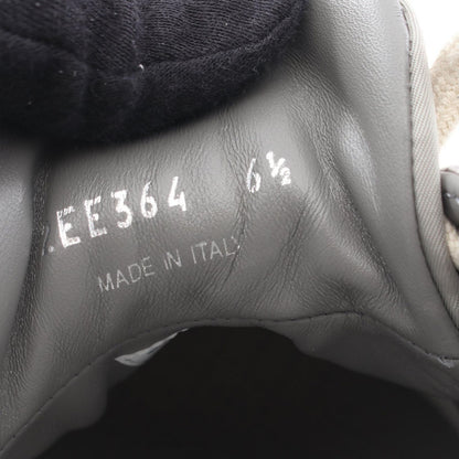 Prada Sneakers Triangle Logo Downtown Gray Nylon Suede — view 6
