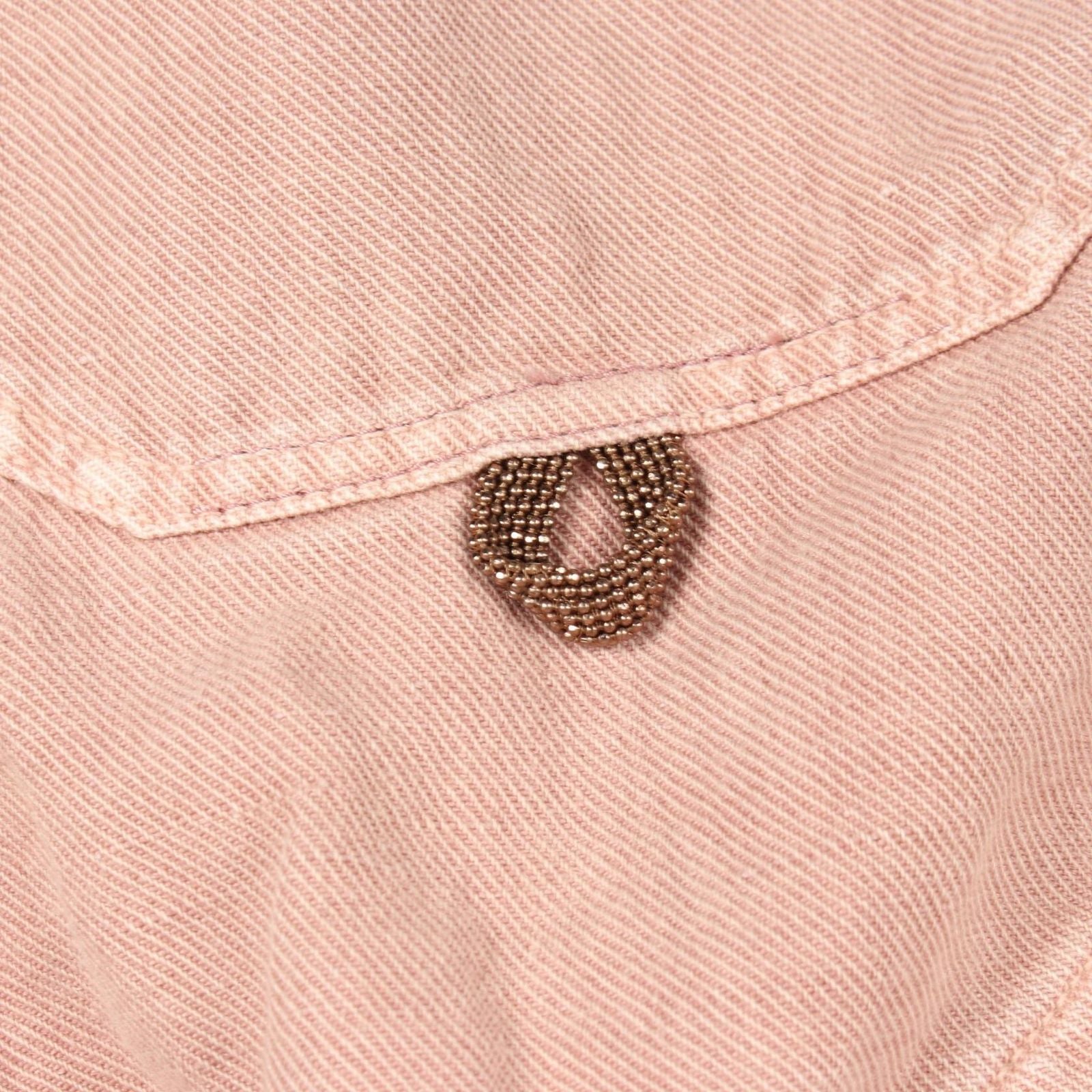 Brunello Cucinelli Shirt Pink Fabric Jacket — view 6