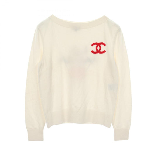 Chanel Knit la Pausa CC Logo Cashmere Sweater
