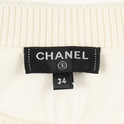 Chanel Knit la Pausa CC Logo Cashmere Sweater — view 3