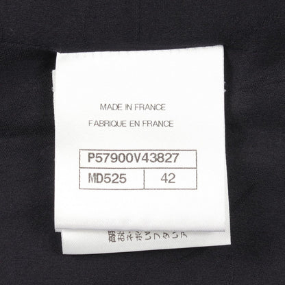 Chanel Dress with Belt All Over Pattern Tweed Short Sleeve Cotton — view 5