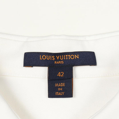 Louis Vuitton Logo Patch Long Sleeve Oom Cotton Shirt — view 3