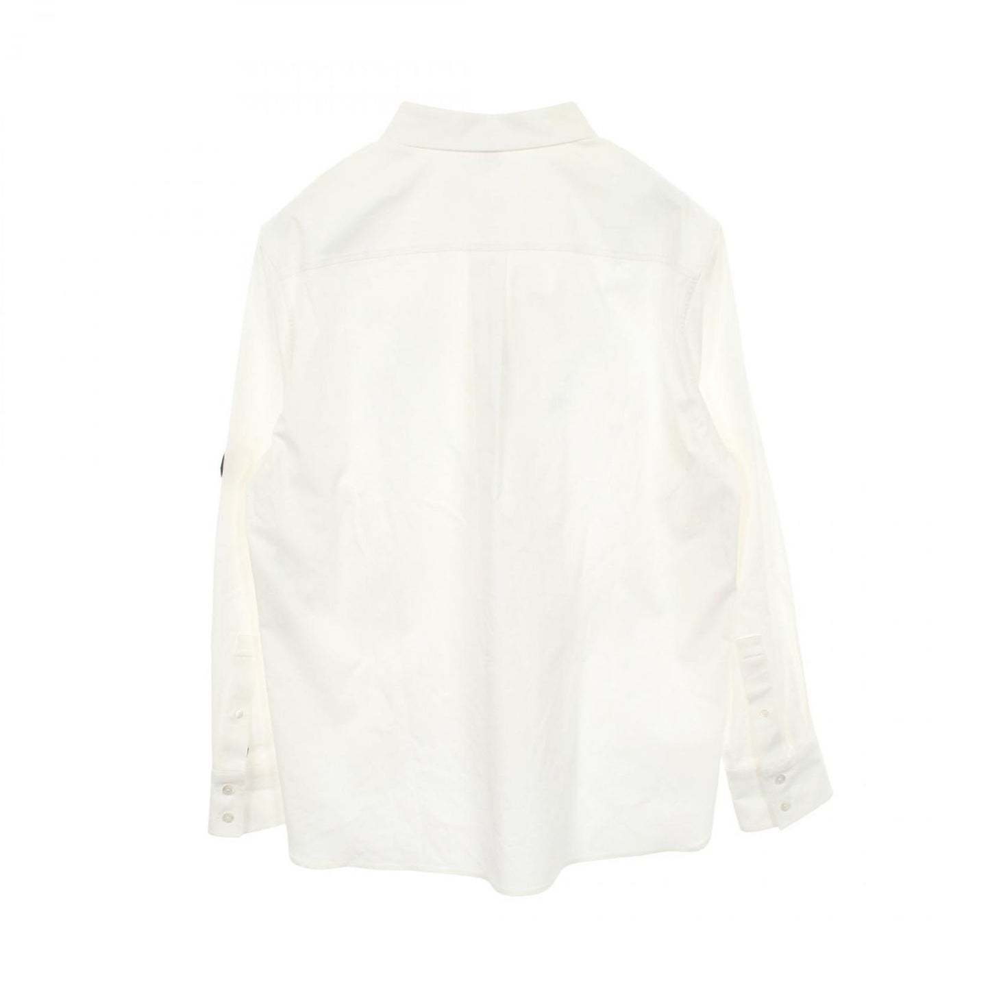 Louis Vuitton Logo Patch Long Sleeve Oom Cotton Shirt — view 2