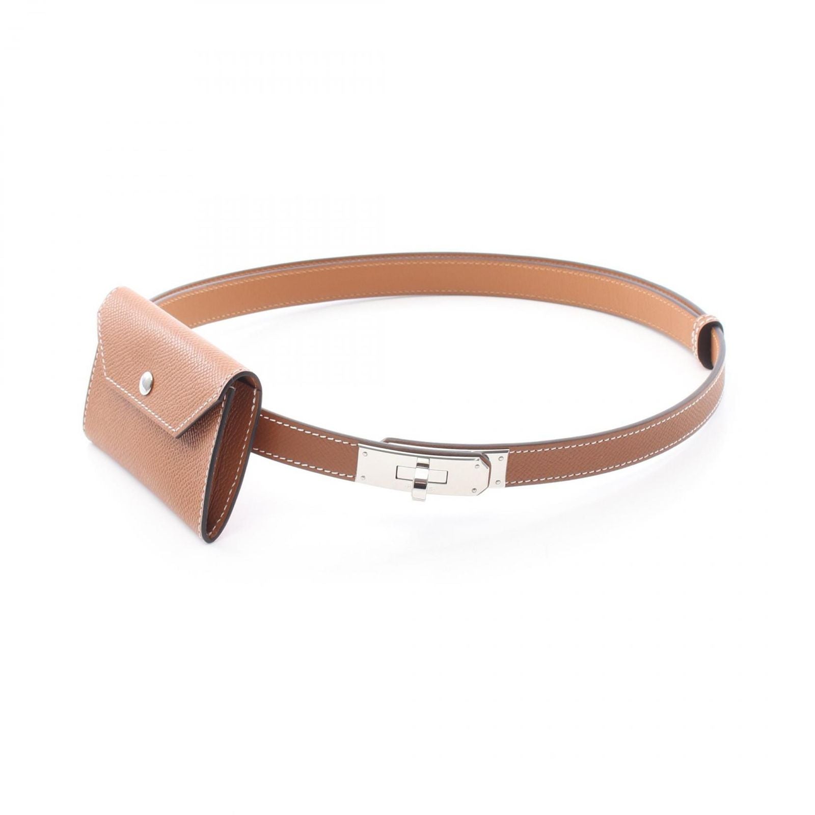 Hermes Belt Kelly Pocket 18 Gold Leather
