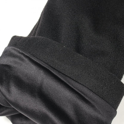 Chanel CC Logo Button Black Cashmere Coat — view 6