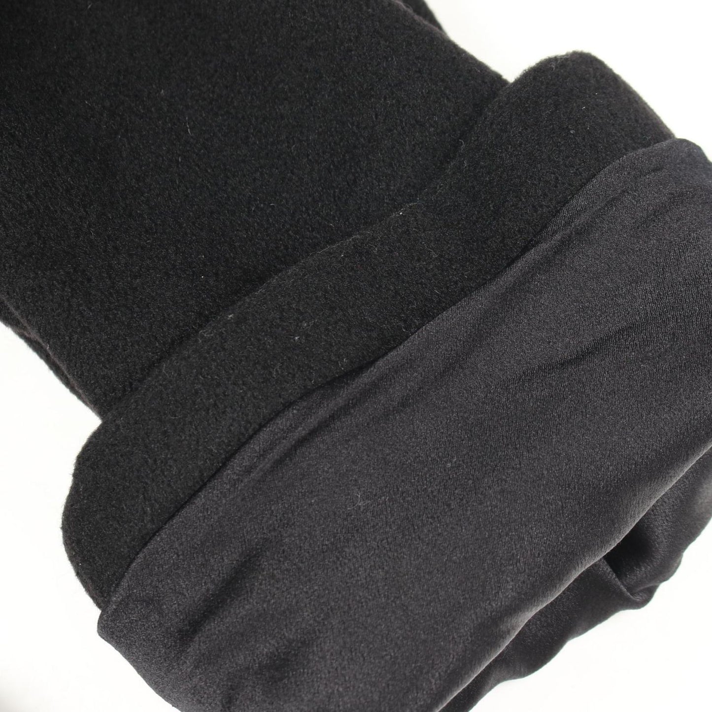Chanel CC Logo Button Black Cashmere Coat — view 5