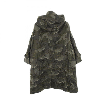 Dior Bee Embroidery Camouflage Hooded Coat — view 2