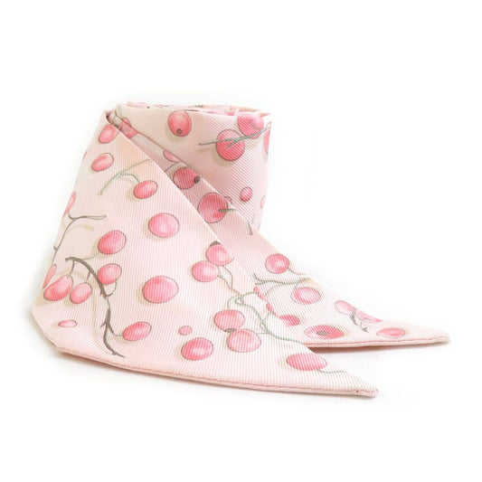 Hermes Twilly Scarf Pink