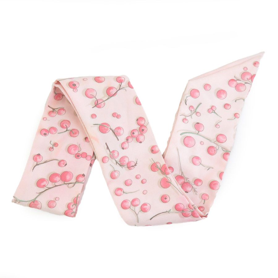 Hermes Twilly Scarf Pink — view 3