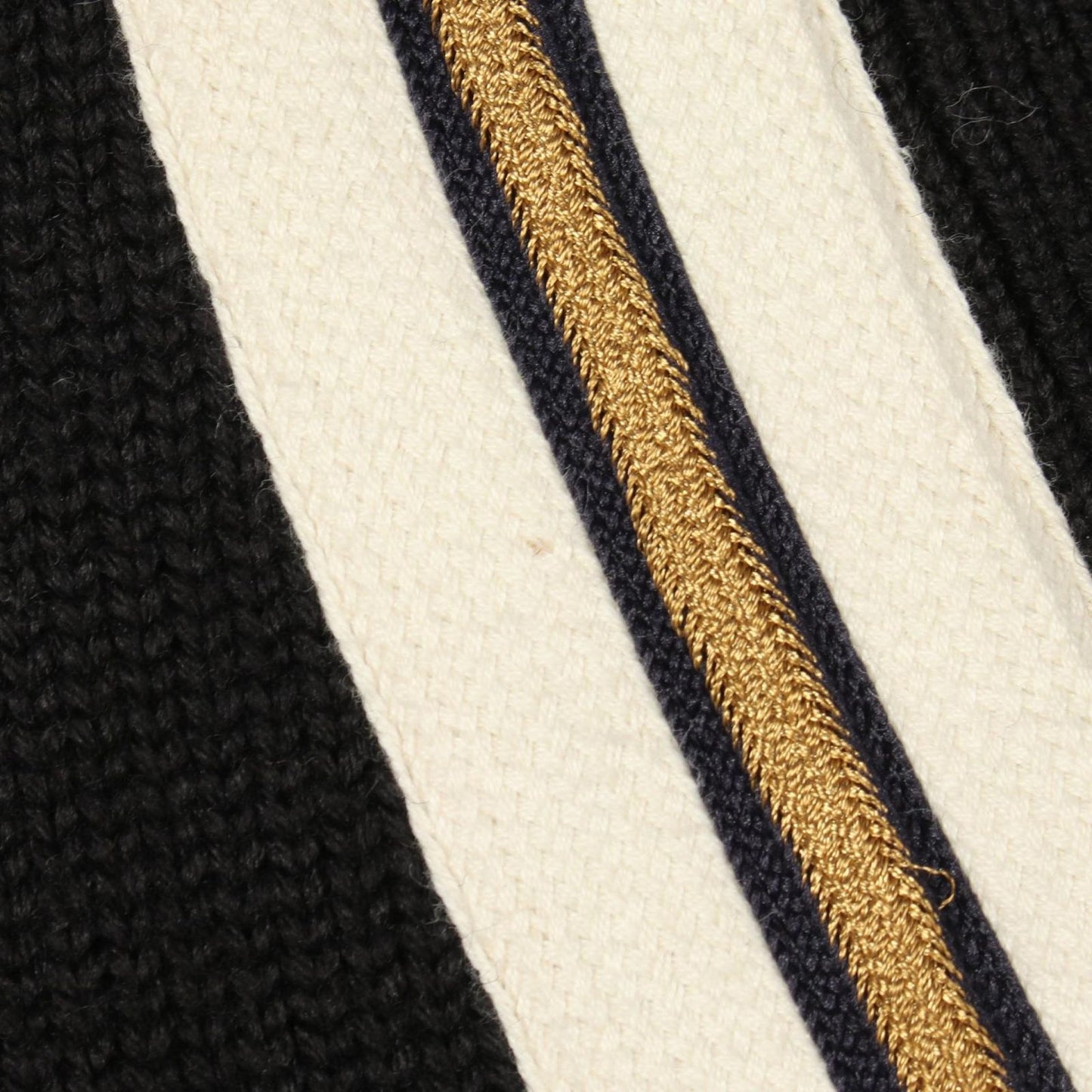 Gucci Cardigan Bee Patch Black Wool — view 7