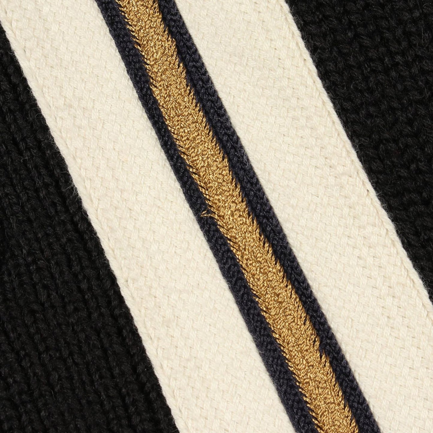 Gucci Cardigan Bee Patch Black Wool — view 9