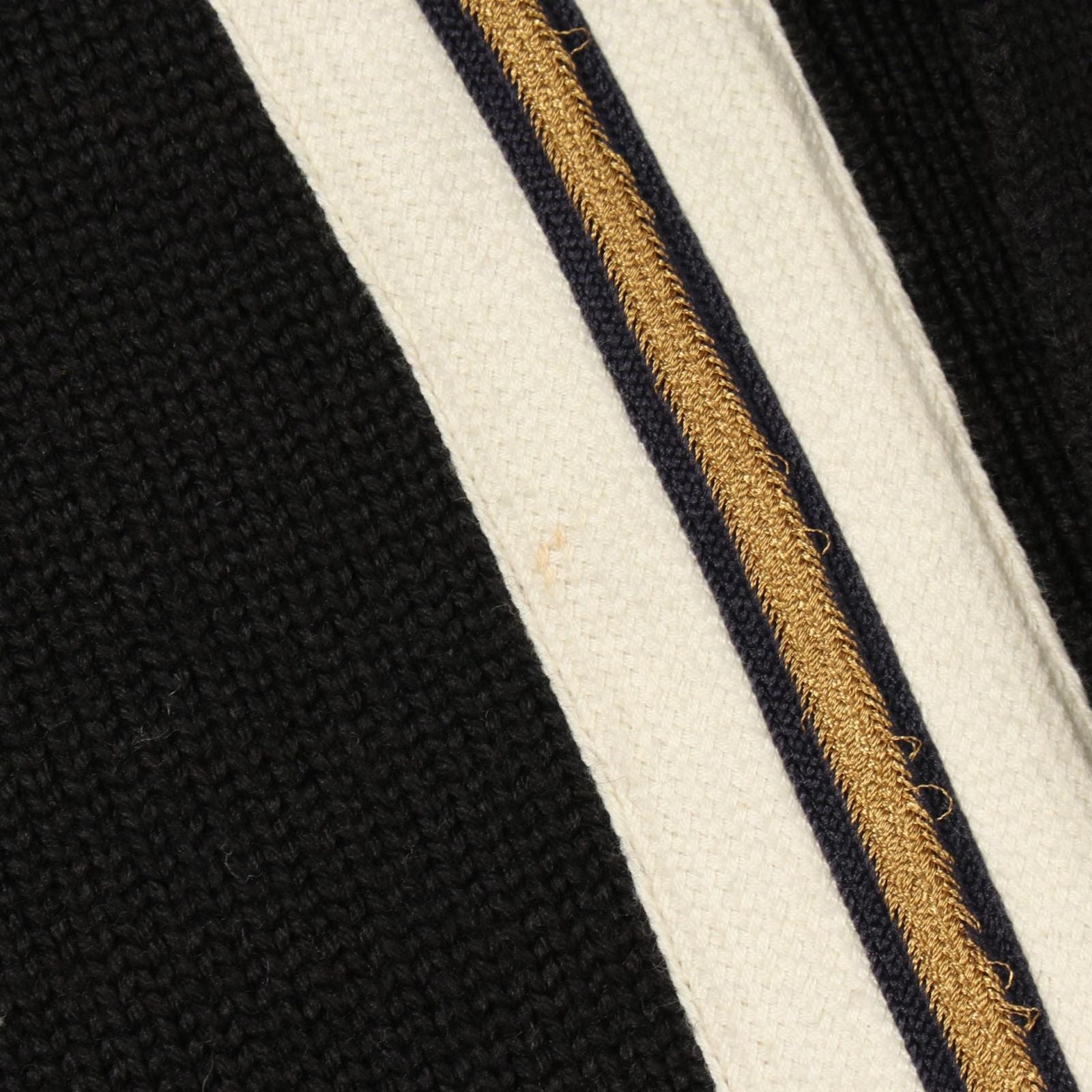 Gucci Cardigan Bee Patch Black Wool — view 5