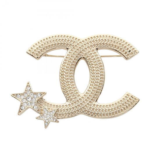 Chanel Brooch CC Logo Star