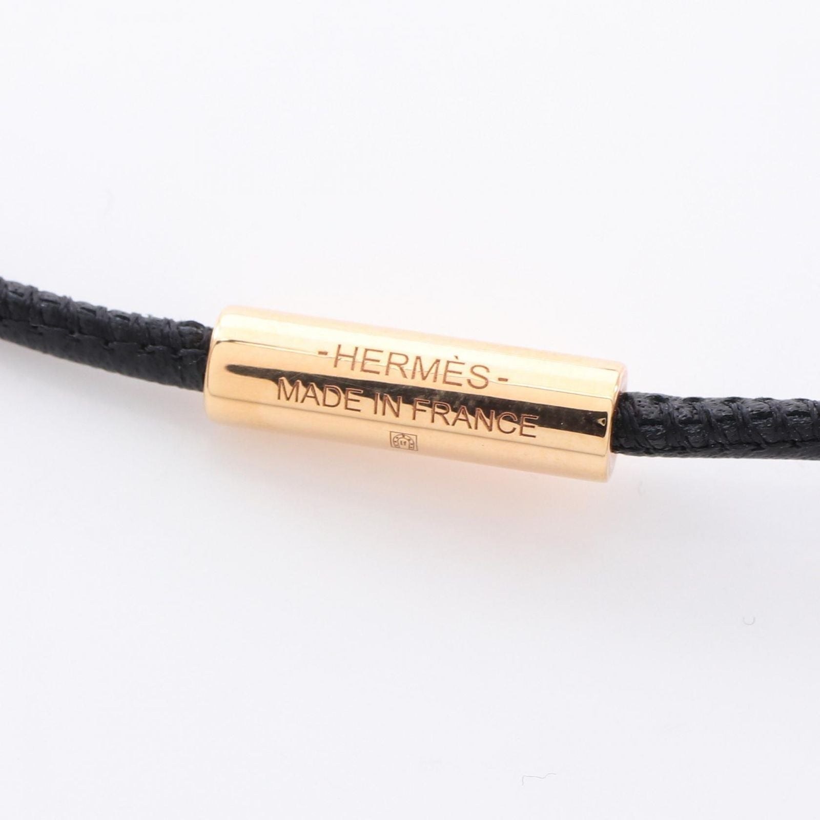 Hermes Necklace Loup Grand Leather Pendant — view 3