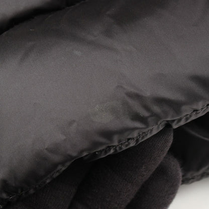 Moncler Down Jacket Hirma Hooded Black Nylon Brown Coat — view 7