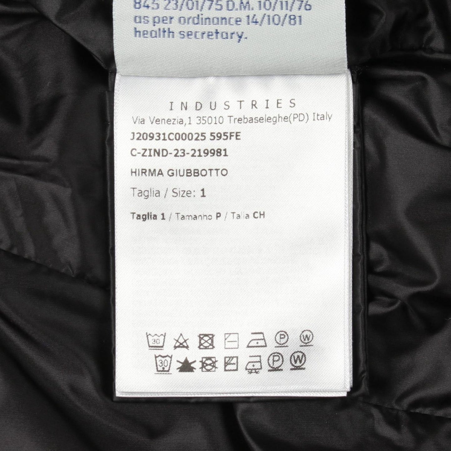 Moncler Down Jacket Hirma Hooded Black Nylon Brown Coat — view 5