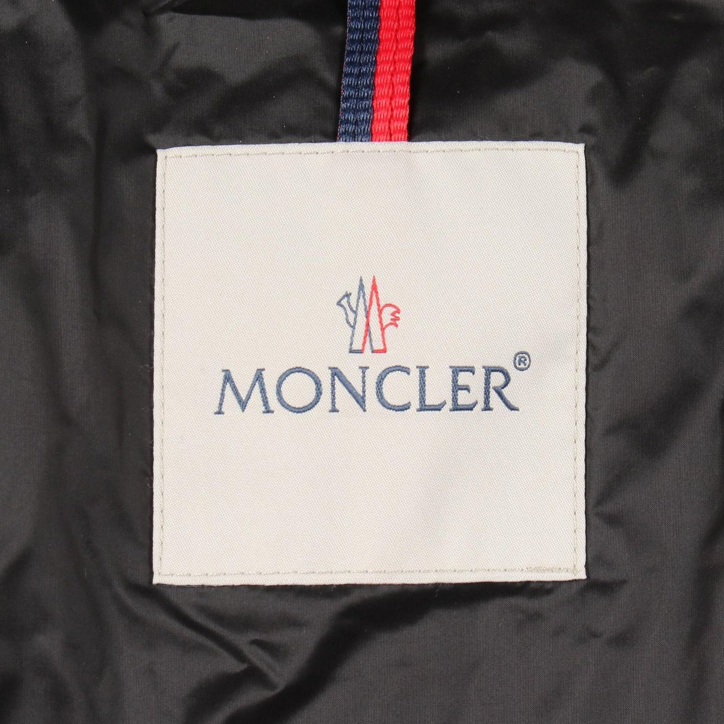Moncler Down Jacket Hirma Hooded Black Nylon Brown Coat — view 3
